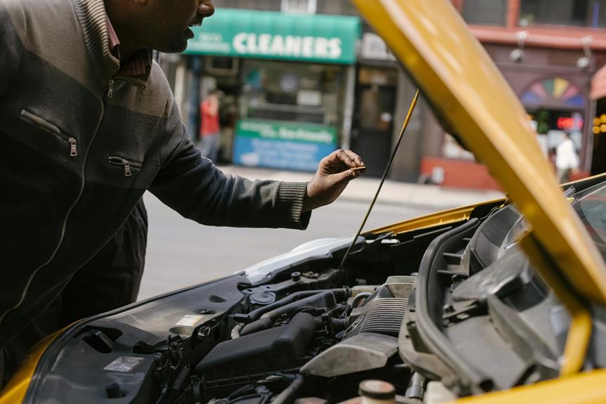 repairing a bent car hood