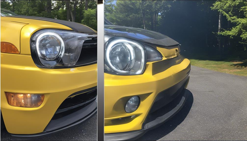 restoring car headlights professionally